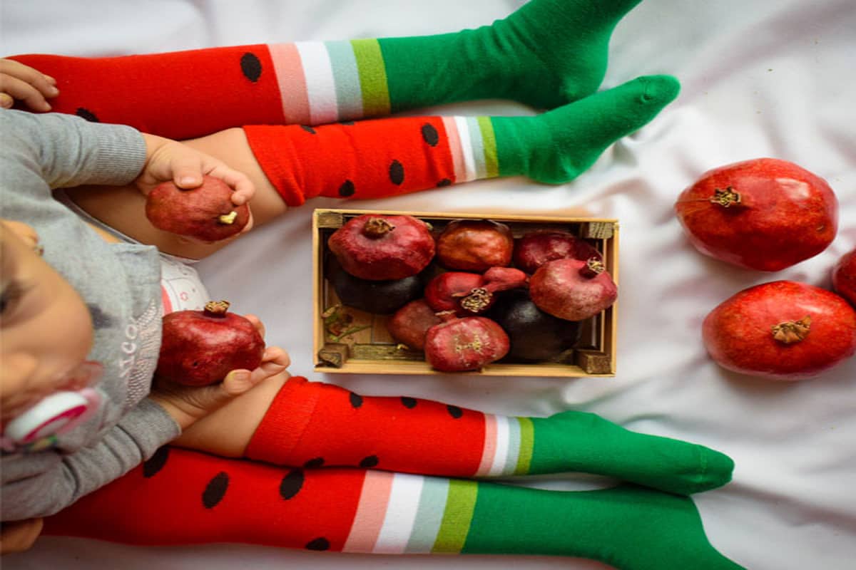 جوراب یلدایی بچه گانه