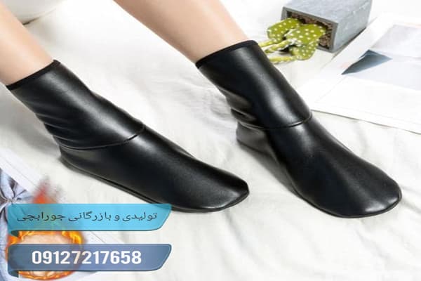 جوراب دخترانه چرمی